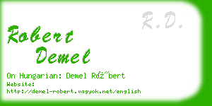 robert demel business card